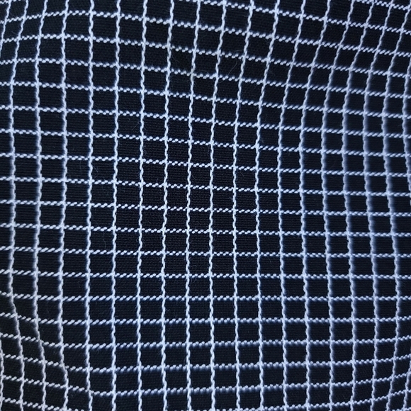 Banana Republic Sloan Fit Windowpane Check Career Trouser Pants Black 6 Petite - Picture 14 of 16